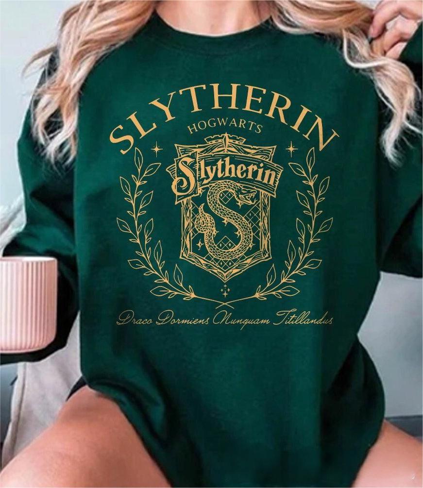 Retro Magical Wizard Castle Crewneck Sweatshirt