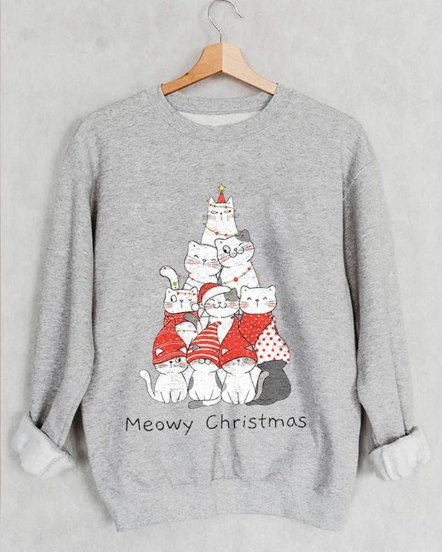 Fashion Print Long Sleeve Sweatshirt