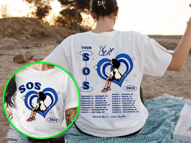 Sza Music Tour 2023 T-shirt