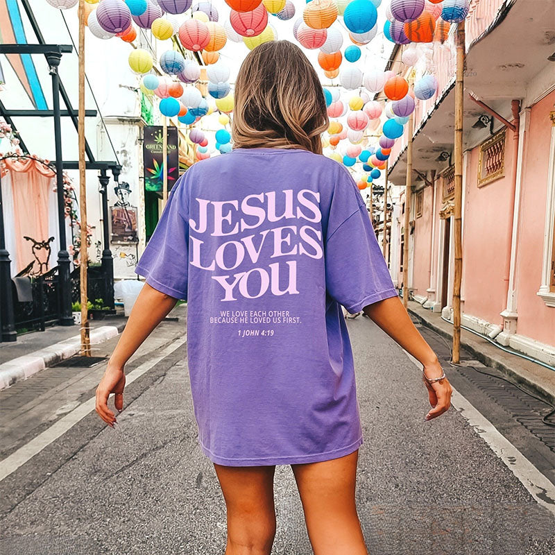 Loves You Casual Short Sleeve T-shirt