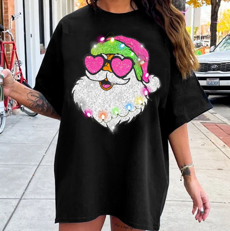 Pink Santa Claus T-shirt