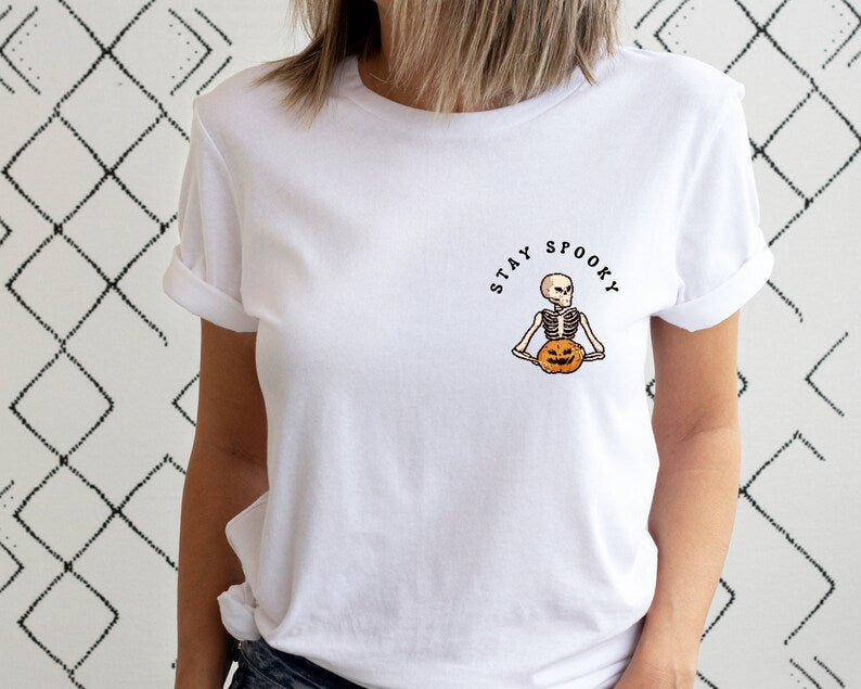 Stay Spooky Halloween Skeleton T-shirt