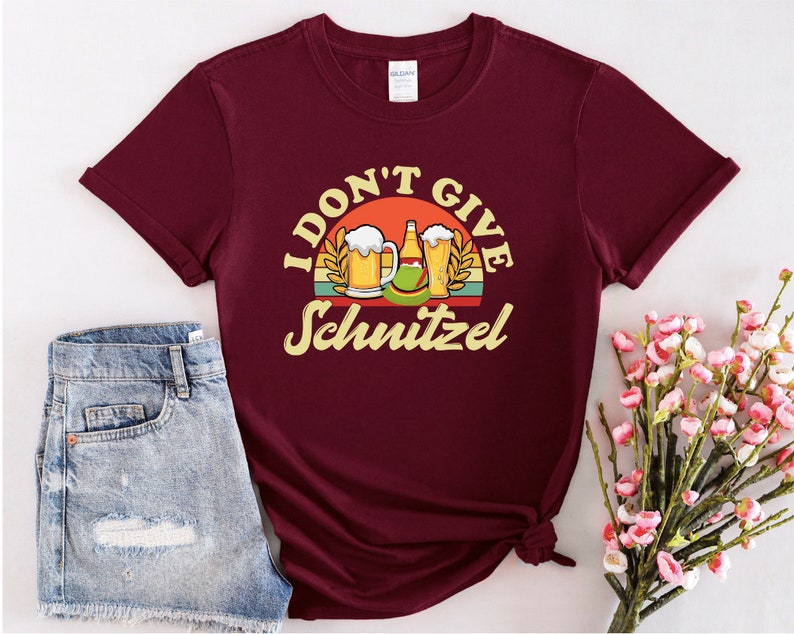 I Don't Give A Schnitzel Oktoberfest Casual T-shirt