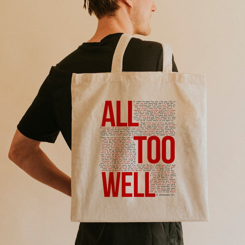 All Too Well Tote Bag
