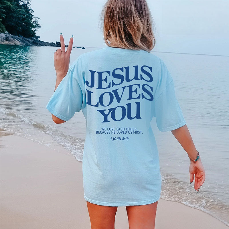 Loves You Casual Short Sleeve T-shirt