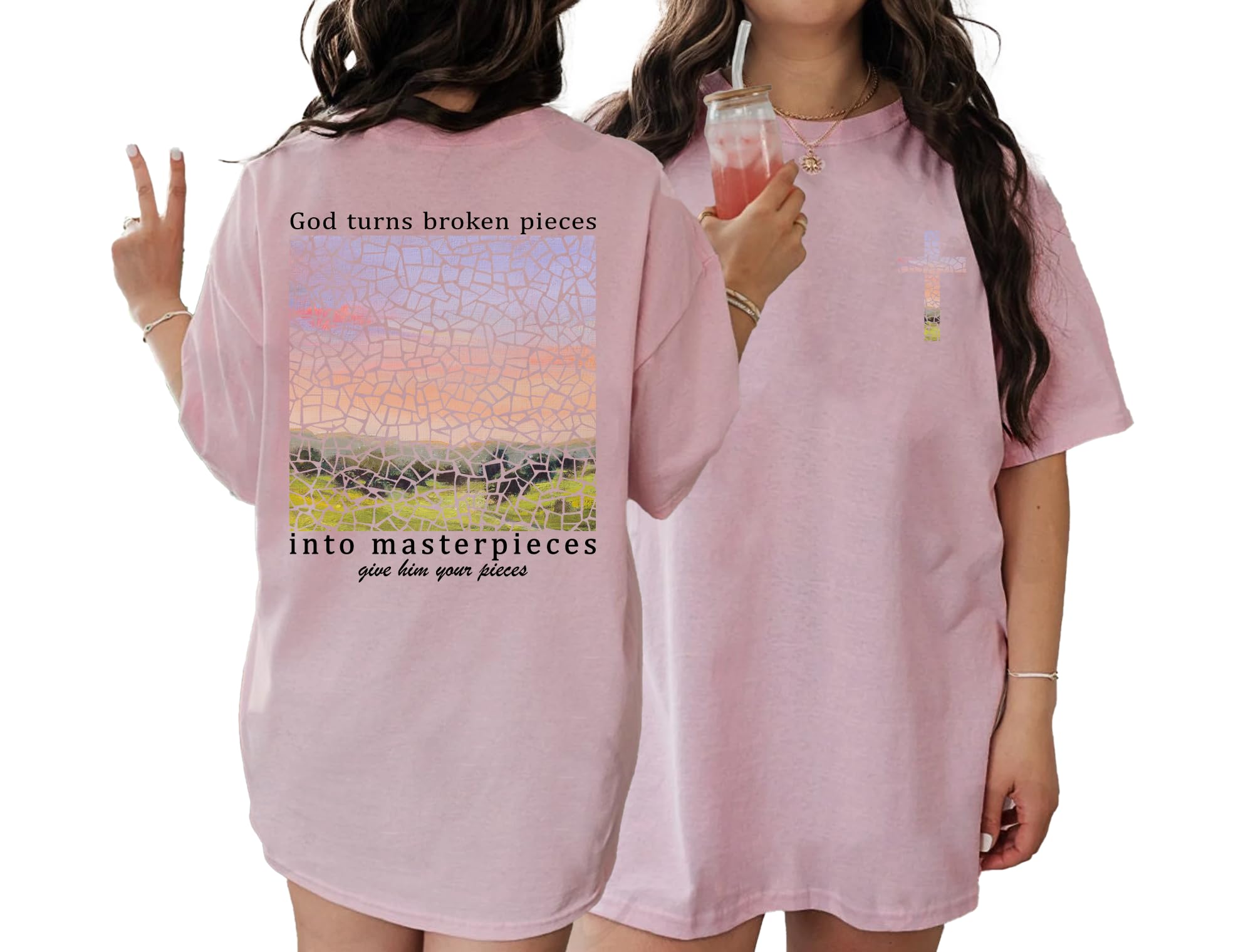 Bible Verse 2 Sided Faith Print T-Shirt