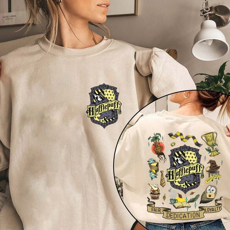 2 Sides Hufflepuff Sweatshirt