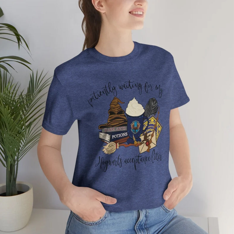 Hogwarts Magical School Cartoon Print T-shirt