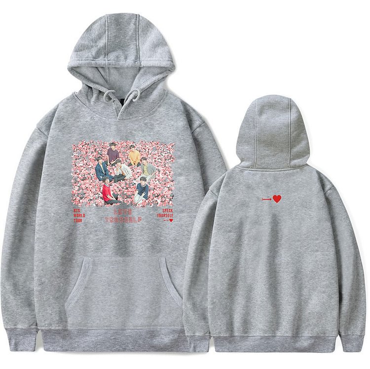 BTS Kpop Bangtan Boys Print Hoodie