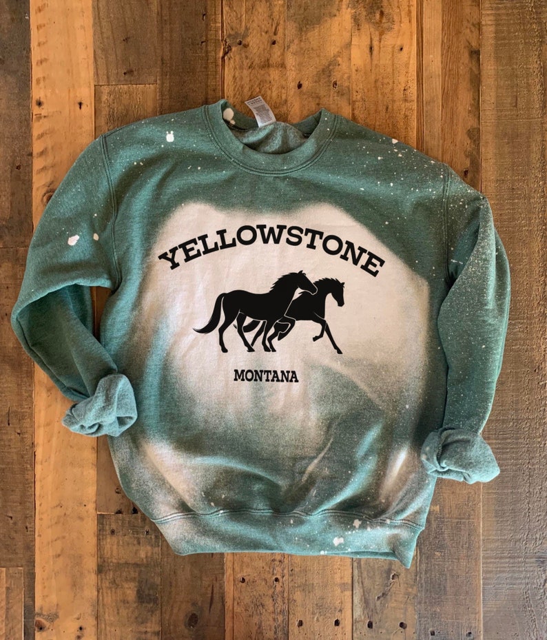 Yellowstone Letter Print Sweatshirt