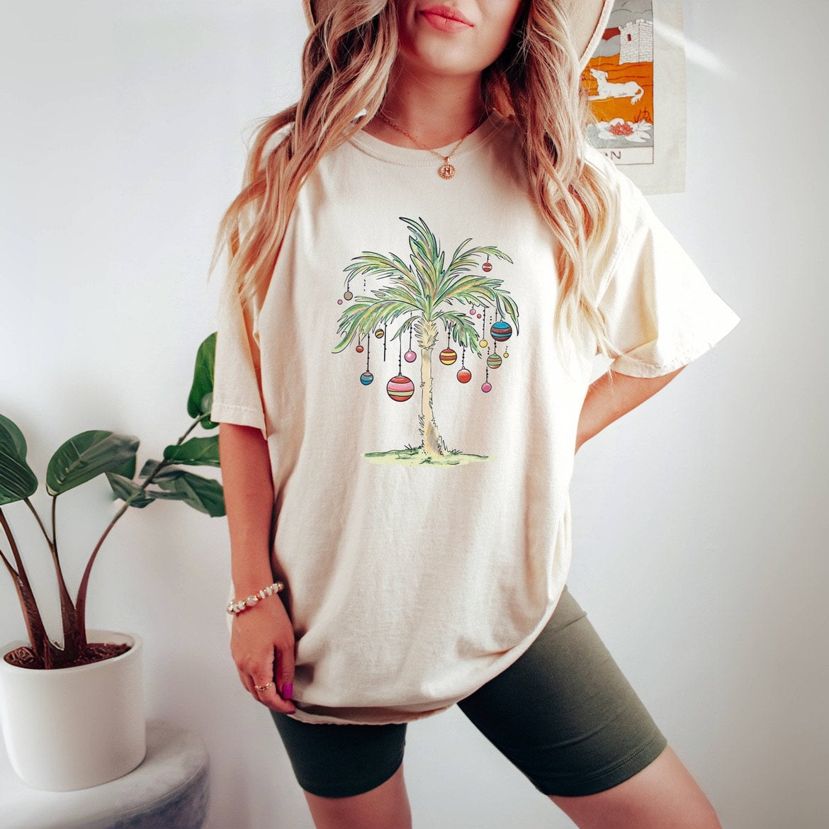 Christmas Palm Tree T-shirt