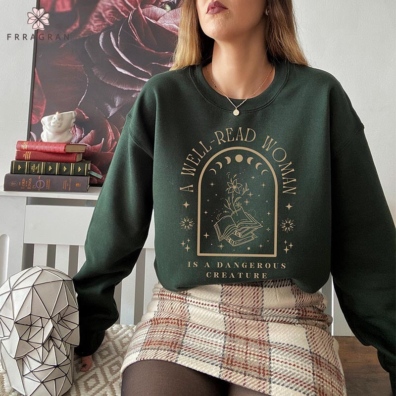 A Well Read Woman Bookish Sweatshirt