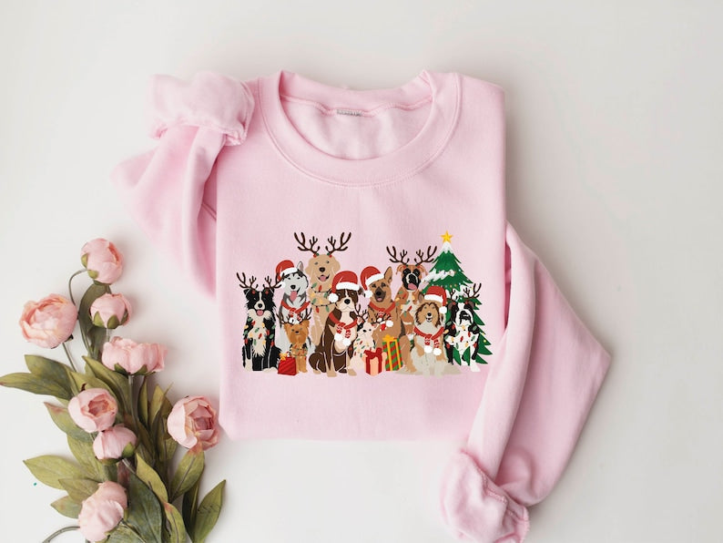 Christmas Dogs Sweatshirt
