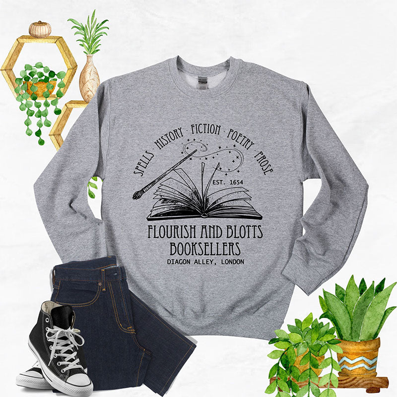 Flourish and Blotts Booksellers Sweatshirt