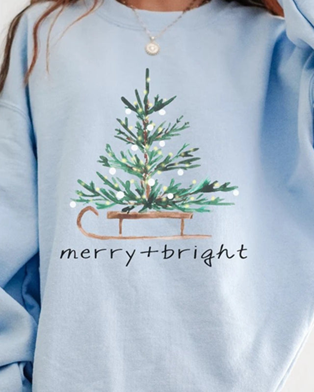 Christmas Sweatshirt for Women Bright Sweatshirt