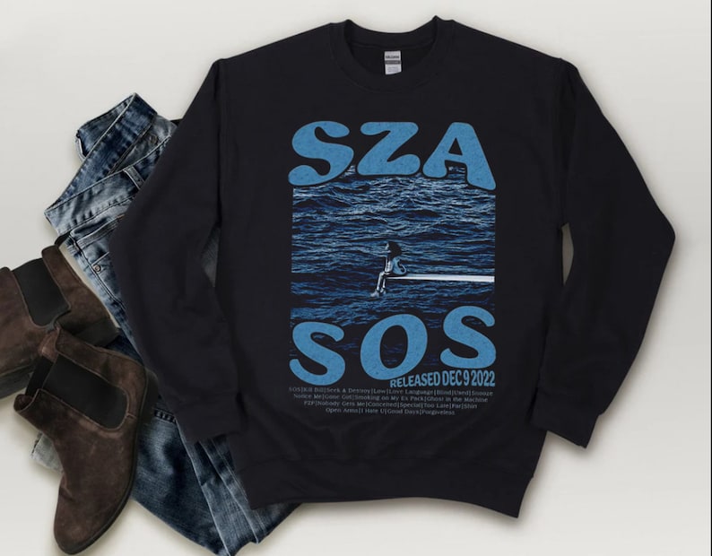 S.Z.A SOS Vintage Casual Sweatshirt