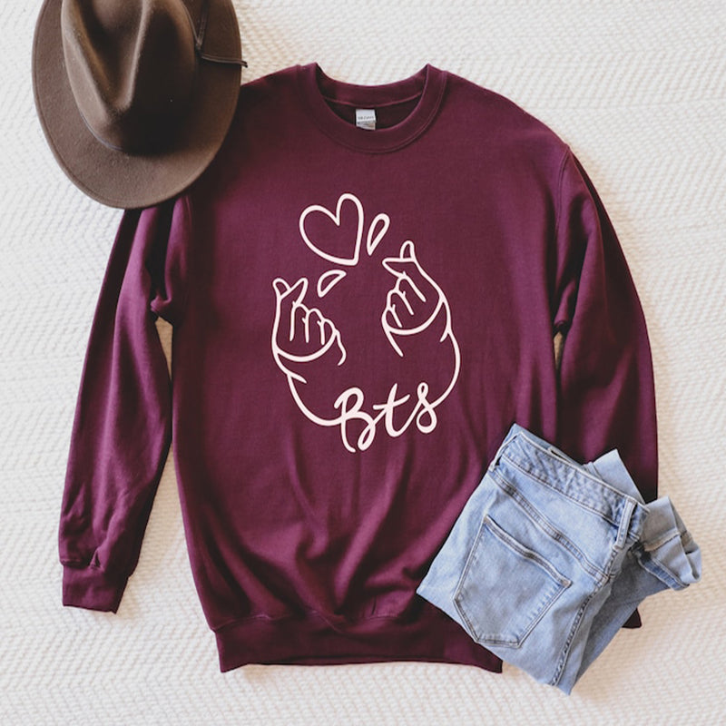 BTS Casual Crewneck Sweatshirt