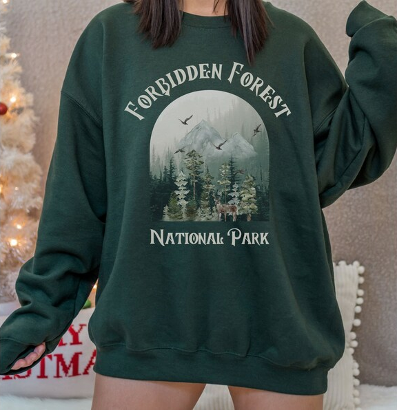 Forbidden Forest Wizard Sweatshirt National Park Shirt