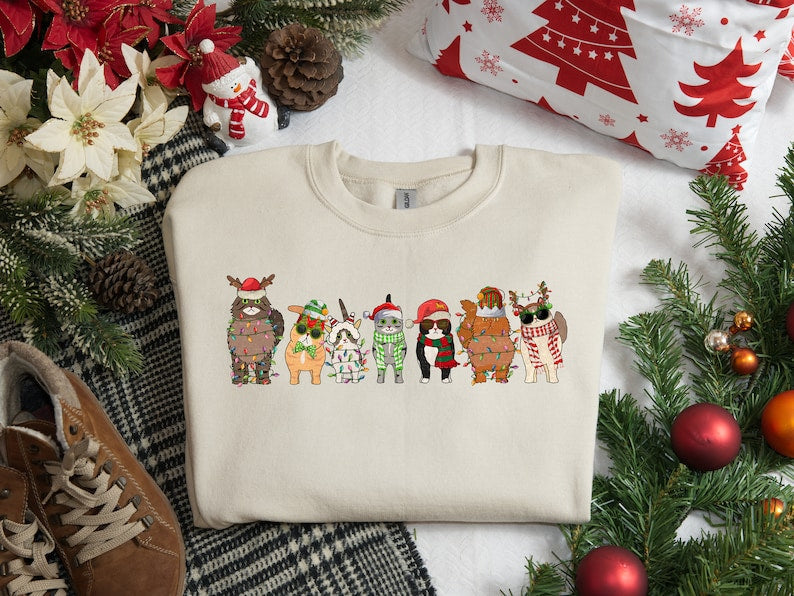 Christmas Cute Animals Sweatshirt
