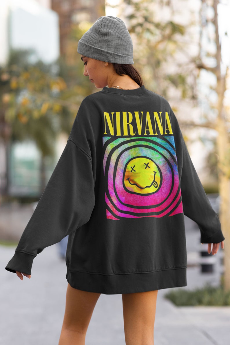 Smile Face Backside Sweatshirt