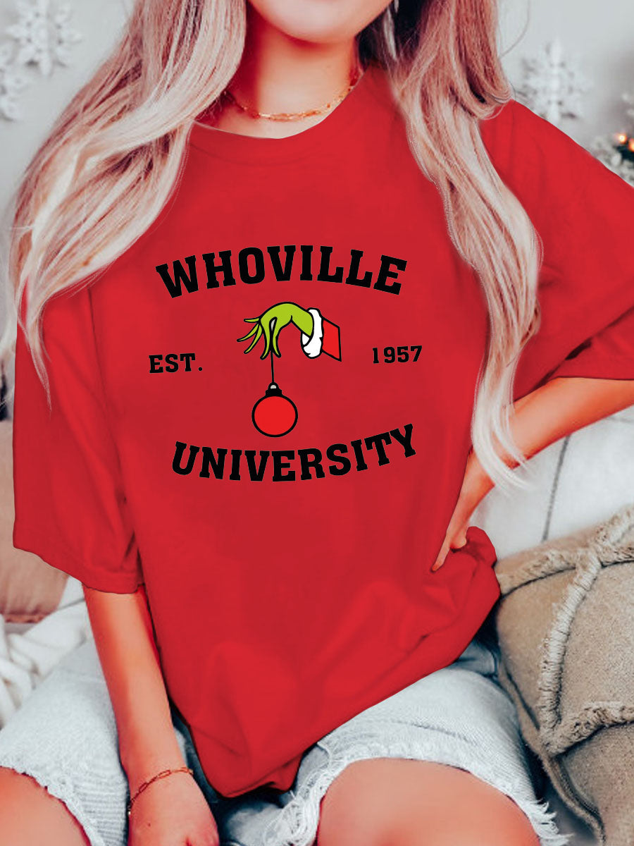 Christmas Whoville University Est 1957 T-shirt