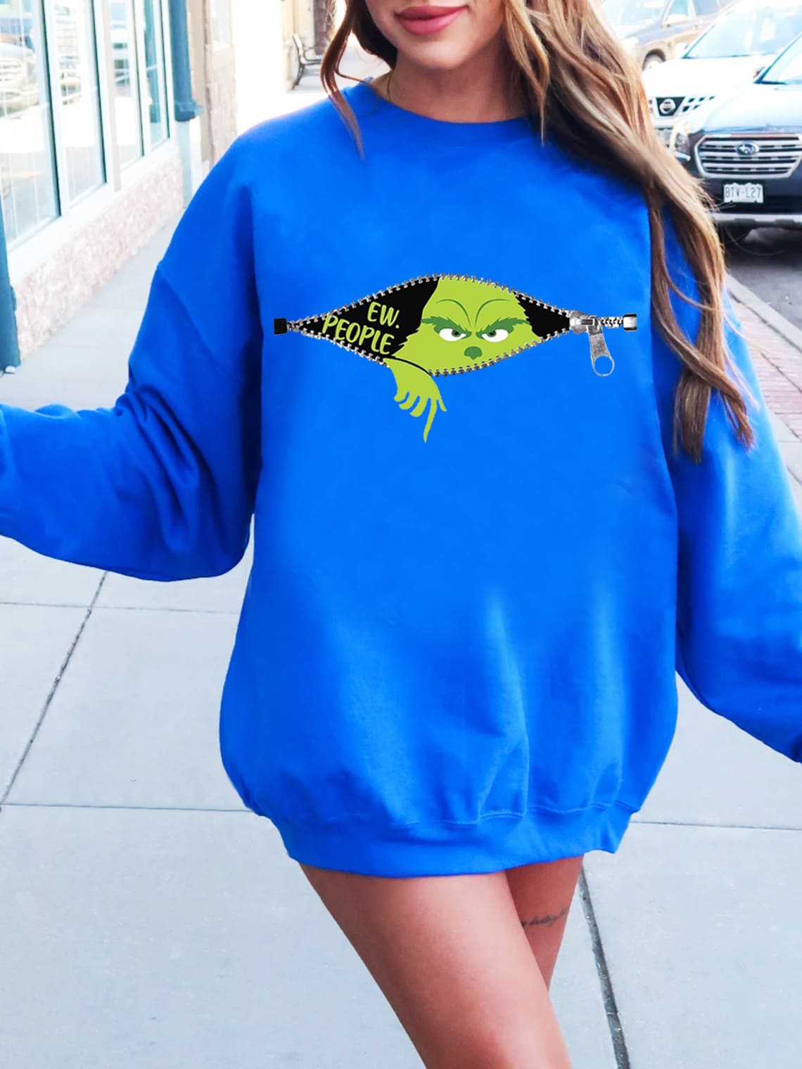 Christmas Funny Print Sweatshirt