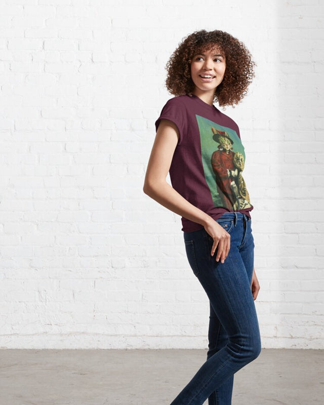 A Cat And An Owl Classic T-Shirt