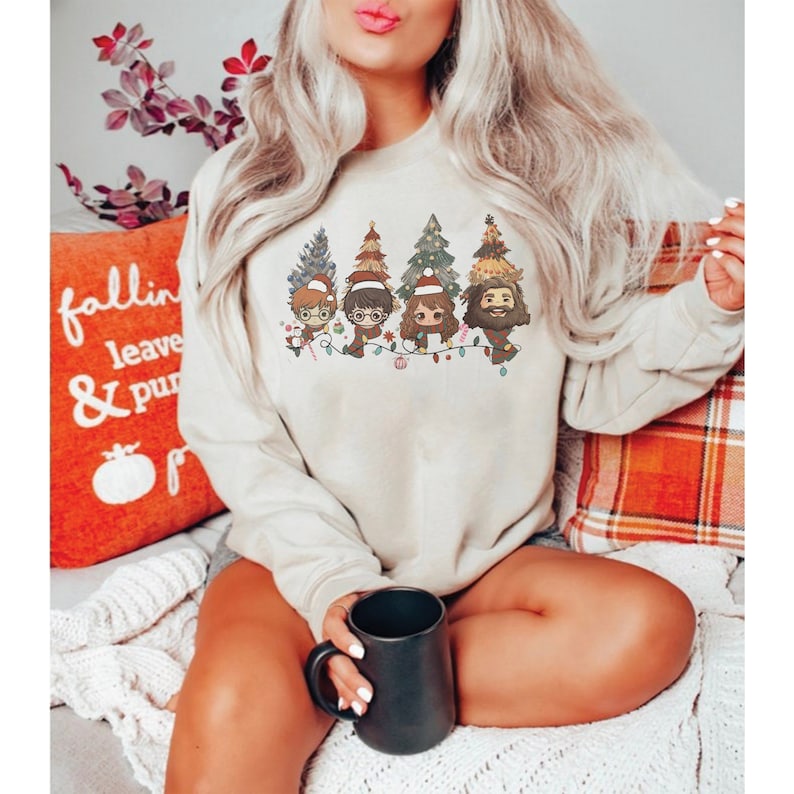 HP Wizard Houses Christmas Tree Sweatshirt